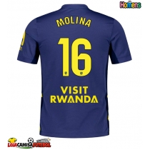 Camisa de Futebol Atletico Madrid Nahuel Molina #16 Equipamento Secundário 2025-26 Manga Curta